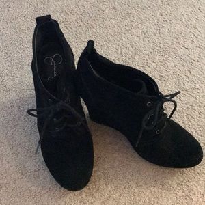 Jessica Simpson platform booties